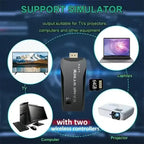 4K Retro Game Console compatible with TV, projector, laptop, and computer using HDMI connection