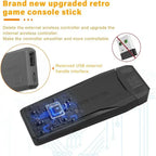 4K Retro Game Console showing upgraded chip and reserved USB port for better wireless controller control