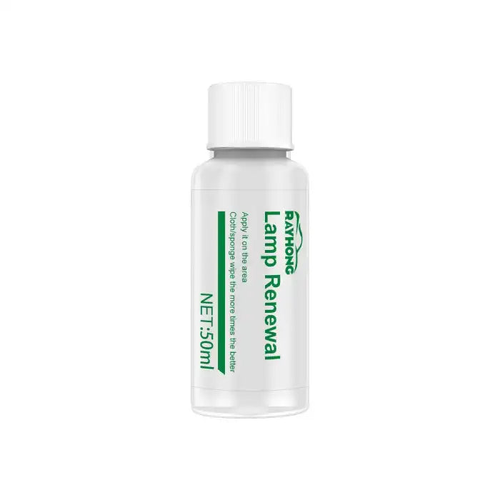 Headlight Repair cleaner 50ml bottle for restoring foggy or yellowed headlights on vehicles.