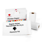 Mini Thermal Printer sticker thermal paper rolls and branded packaging box