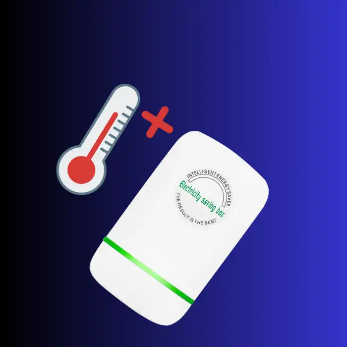 Power Saver Module shown with heat icon indicating temperature and surge protection features.