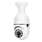 Security camera mounted upside down on ceiling for wide-angle indoor surveillance.