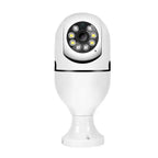 Security camera shown with base wall mount and LED night vision lights.